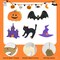 60 Pcs Halloween Wooden Craft Kit - DIY Unfinished Slices Crafts
